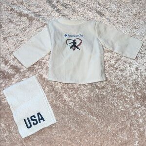 American Girl Karate Top and Towel
